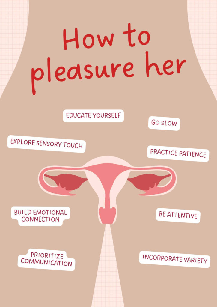 how to pleasure a girl visual explanation: go slow, be attentive, incorporate variety, explore sensory touch, build emotional connection, prioritize communication, practice patience, educate yourself