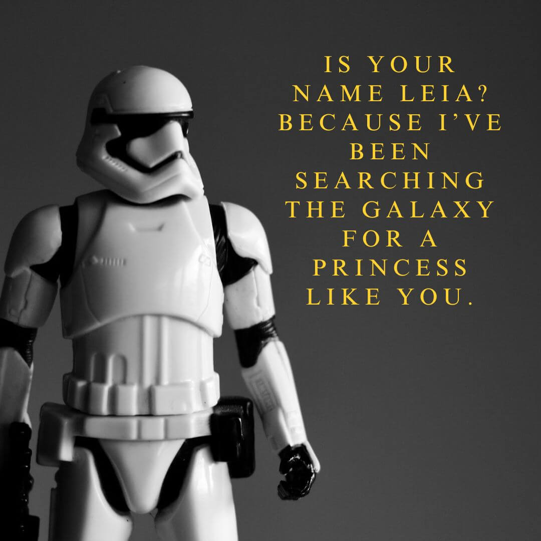 Star Wars pick up lines: 